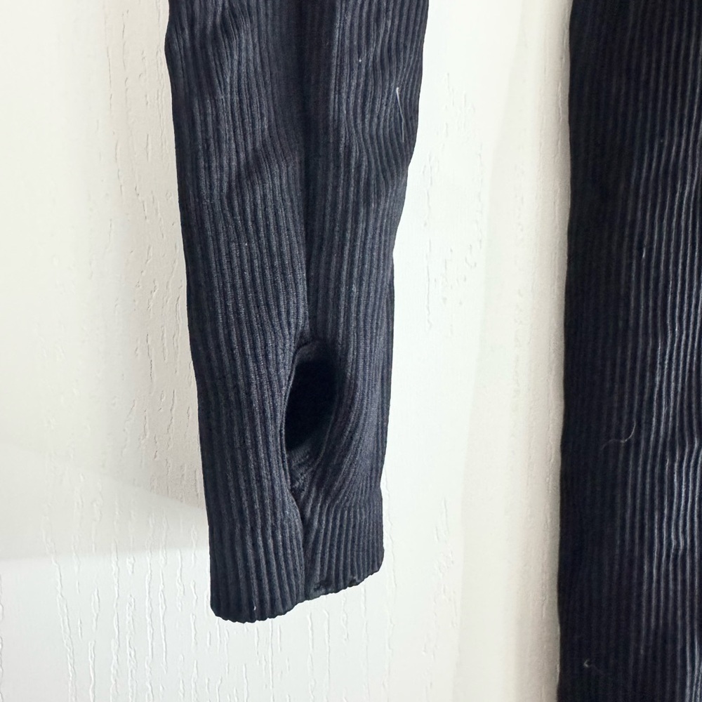Black Ribbed Bodysuit - Picture 4 of 4